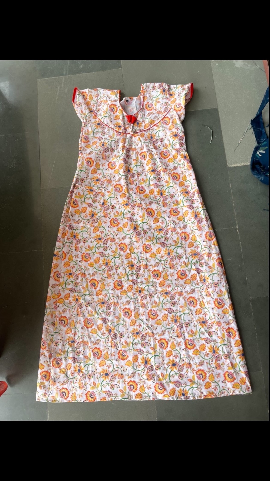 Cotton gown