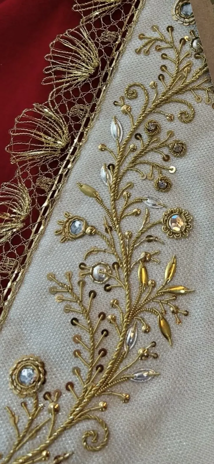 Gold zari embroidery job-work (multi-head)